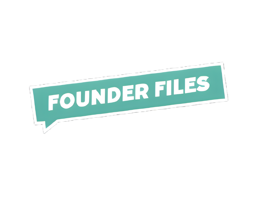 The Founder Files podcast promotional graphic